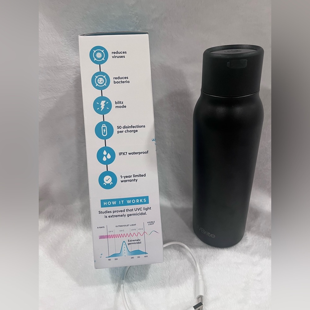 UVBrite UV Water Bottle - Picture 4 of 6